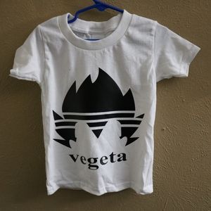 Vegeta DBZ toddlers 3T custom Gildan shirt